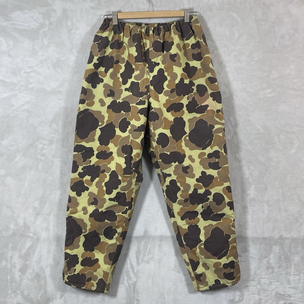 Vintage Cabela's Frogskin Camo Waterproof Goretex Hunting Pants Men's Medium